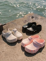 WOMENS BIRKENSTOCK BIRKI FLOW EVA CLOG - REGULAR BLACK