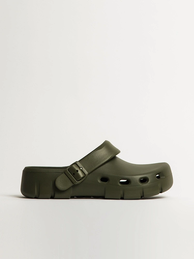 MENS BIRKENSTOCK BIRKI FLOW EVA CLOG - KHAKI