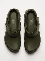 MENS BIRKENSTOCK BIRKI FLOW EVA CLOG - KAKI