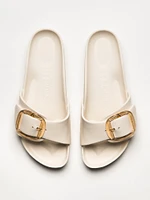 SANDALES BIRKENSTOCK MADRID BIG BUCKLE EVA POUR FEMME - EGG