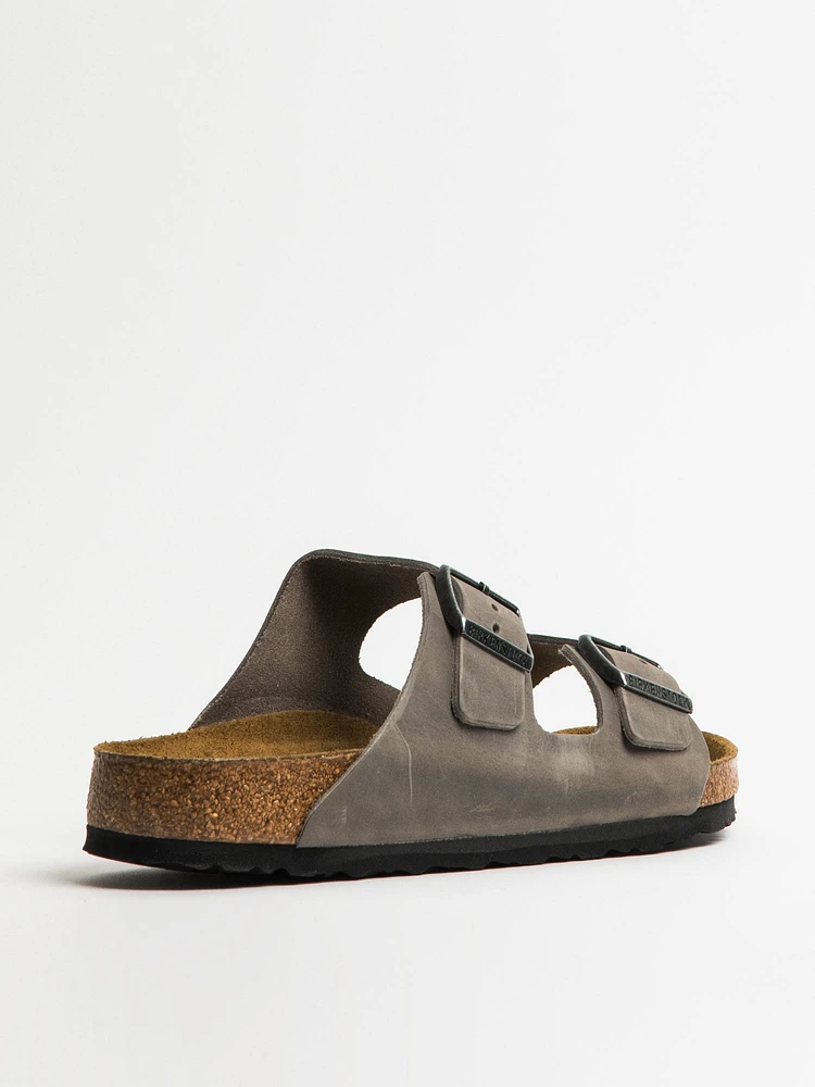 SANDALES EN CUIR HUILÉ BIRKENSTOCK ARIZONA SF POUR HOMME