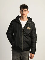 BLEND PUFFER REVERSE JACKET - BLACK