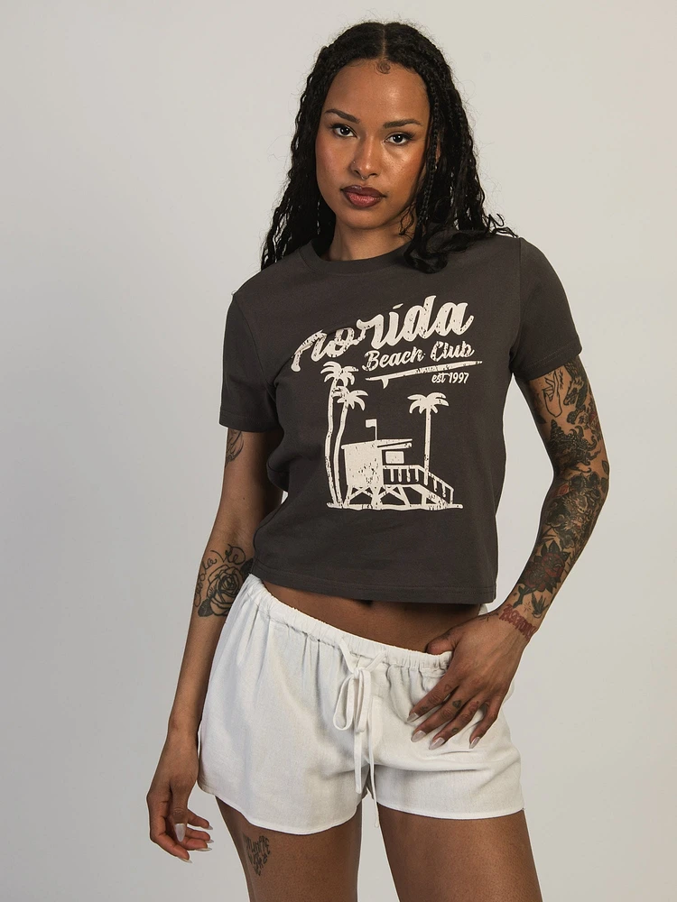 FLORIDA PALM BOXY TEE