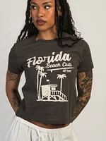 FLORIDA PALM BOXY TEE