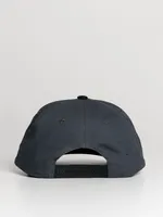 BRIXTON CREST C MP WORN BLACK SNAPBACK - CLEARANCE