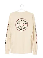 BRIXTON CREST LONG SLEEVE TEE - CLEARANCE