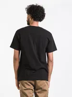 BRIXTON ALPHA THREAD SHORT SLEEVE EMBROIDERED TEE - CLEARANCE