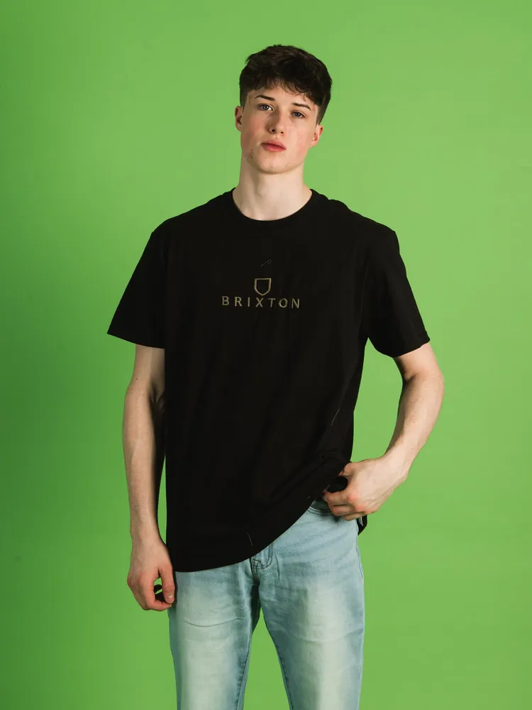 BRIXTON ALPHA THREAD T-SHIRT - CLEARANCE