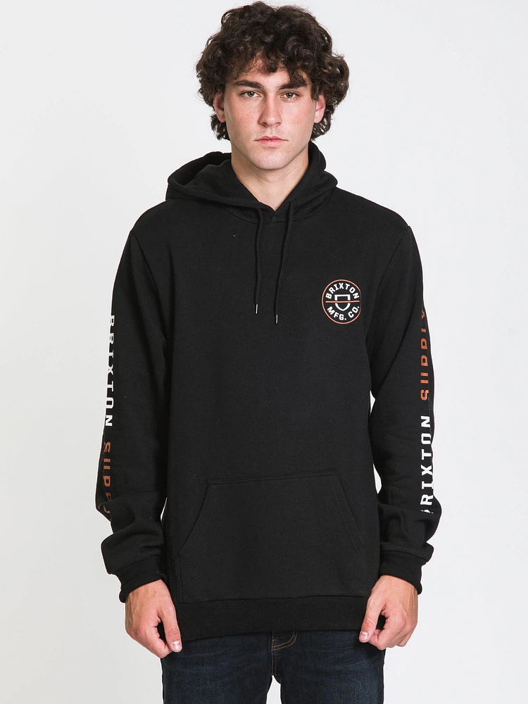 SWEAT À CAPUCHE AVEC ÉCUSSON POUR HOMME