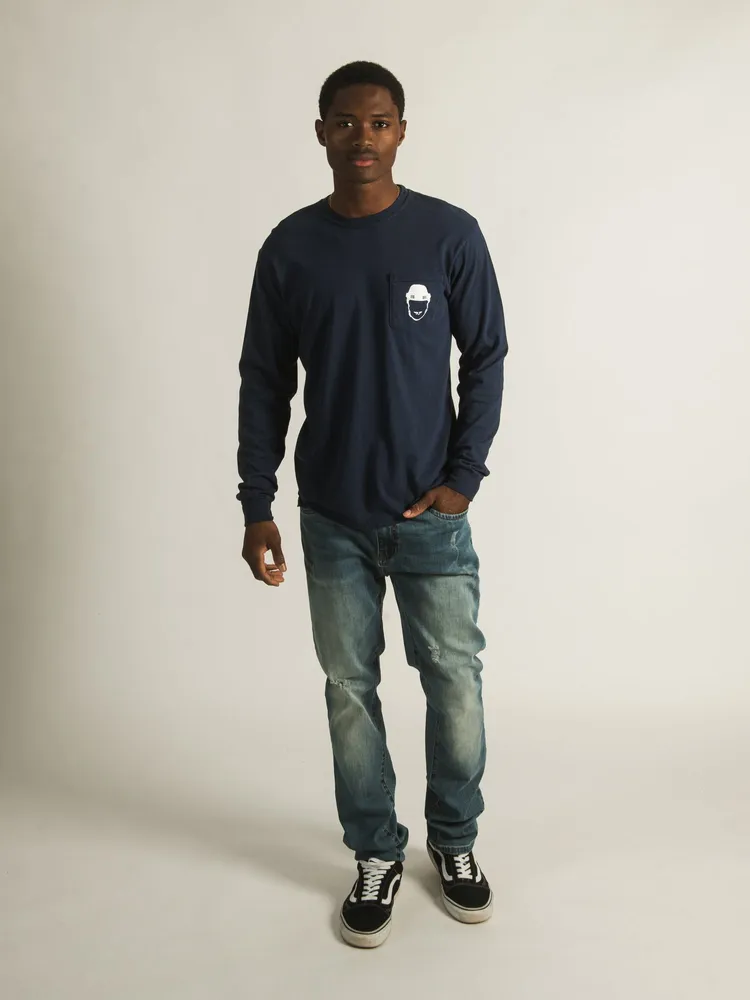 BARSTOOL SPORTS SPITTIN CHICLETS NBD HELMET LONG SLEEVE TEE - CLEARANC