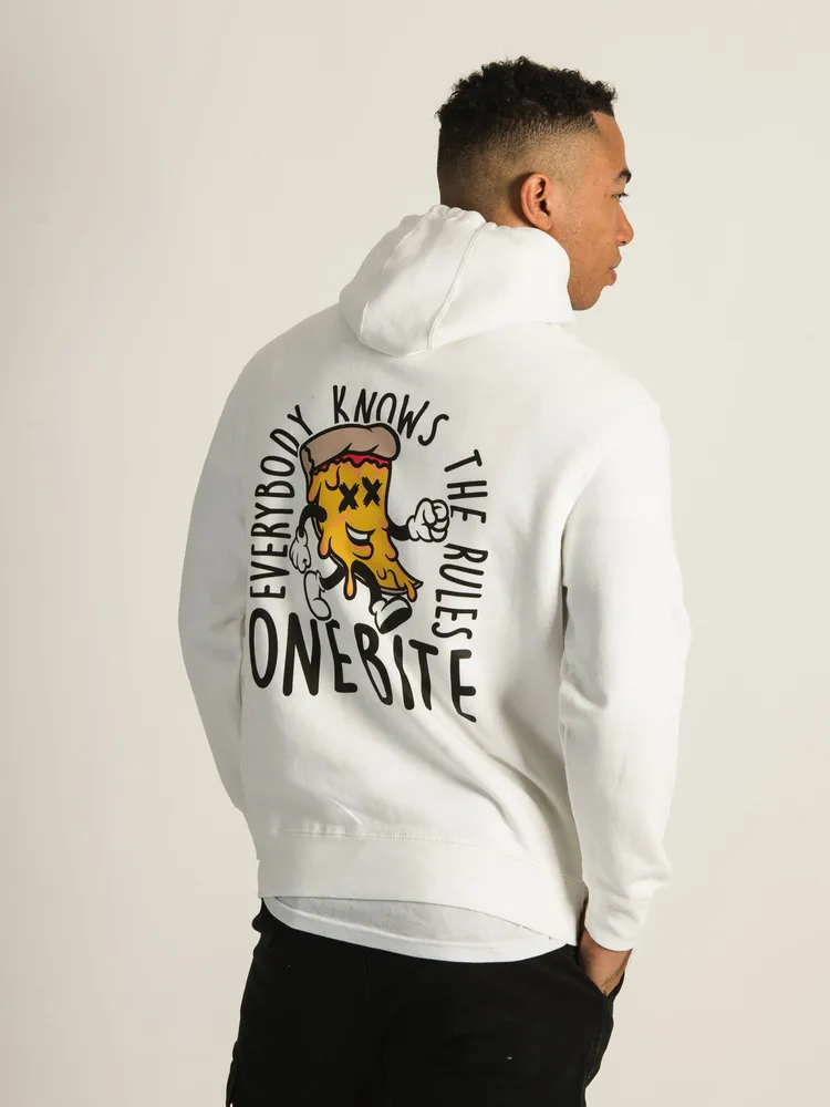 BARSTOOL SPORTS ONE BITE EVERYBODY KNOWS THE RULES HOODIE