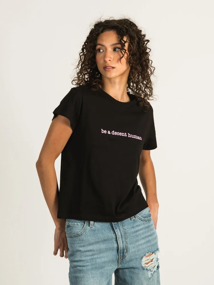 BARSTOOL SPORTS BE A DECENT HUMAN BF T-SHIRT