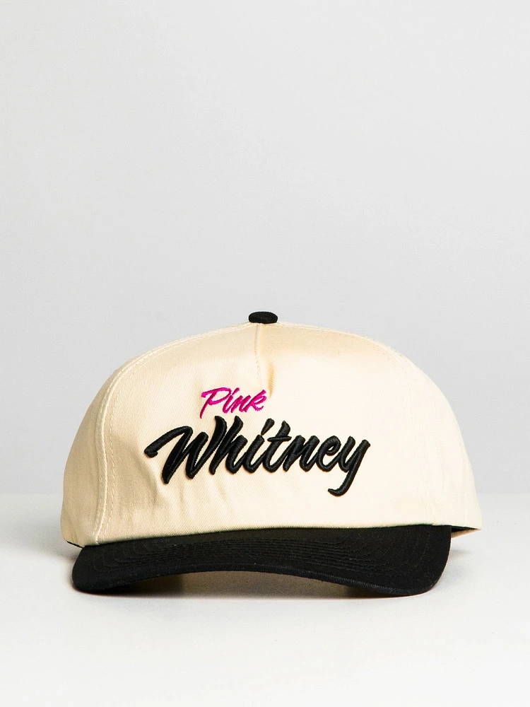 CASQUETTE PINK WHITNEY SCRIPT