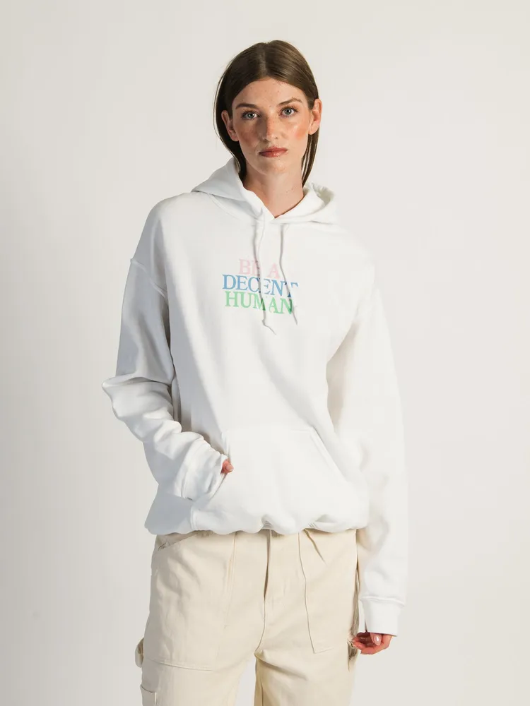 BARSTOOL SPORTS BE A DECENT HUMAN PULLOVER HOODIE