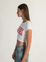 BARSTOOL SPORTS YOUNG & STUPID CROPPED T-SHIRT