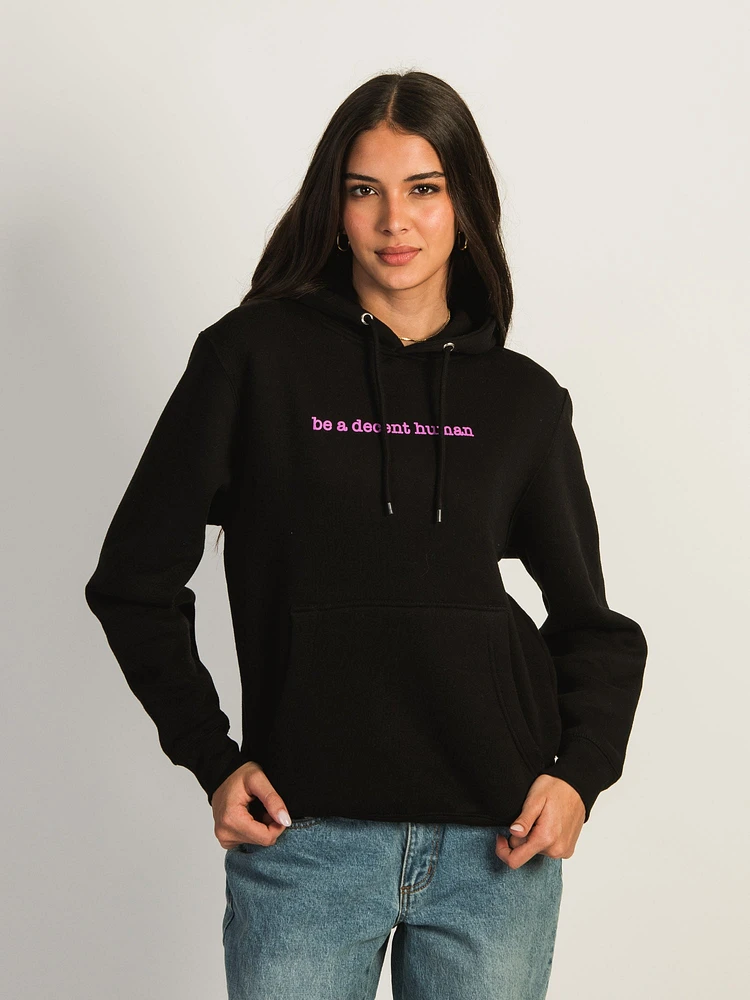 BARSTOOL SPORTS BE A DECENT HUMAN PULLOVER HOODIE