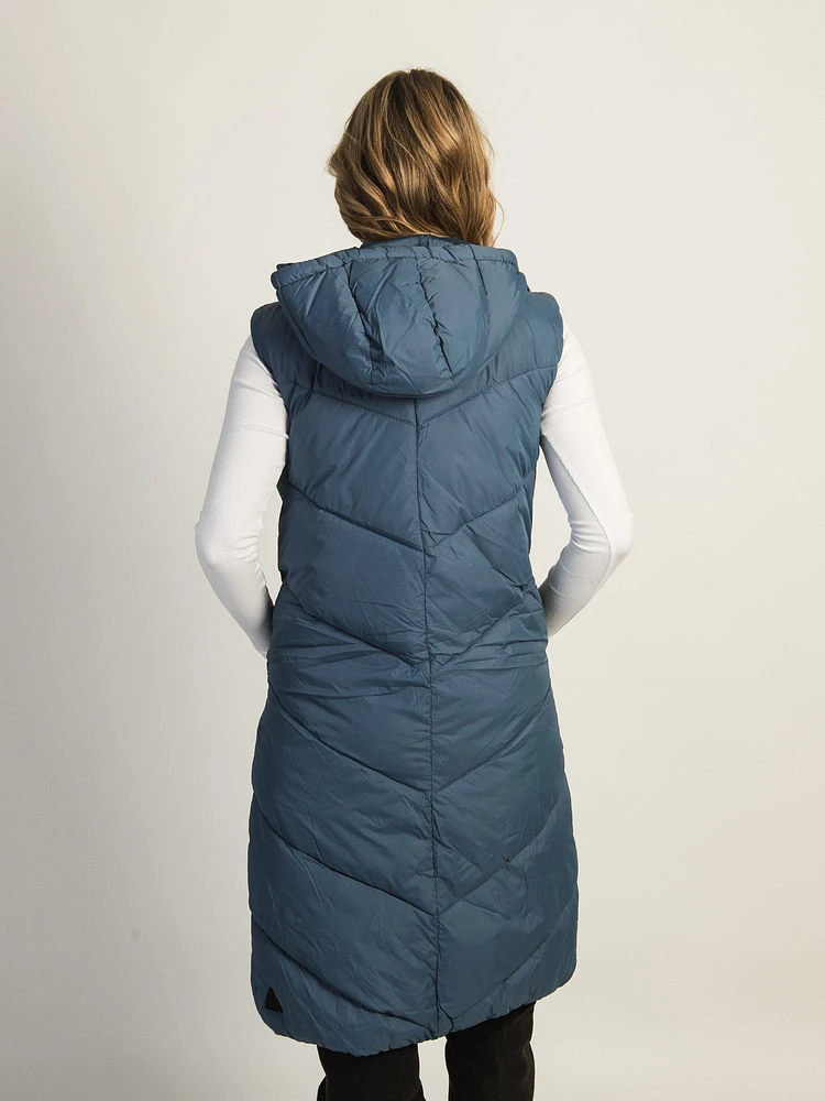 B.YOUNG BOMINA LONG VEST WITH HOODIE