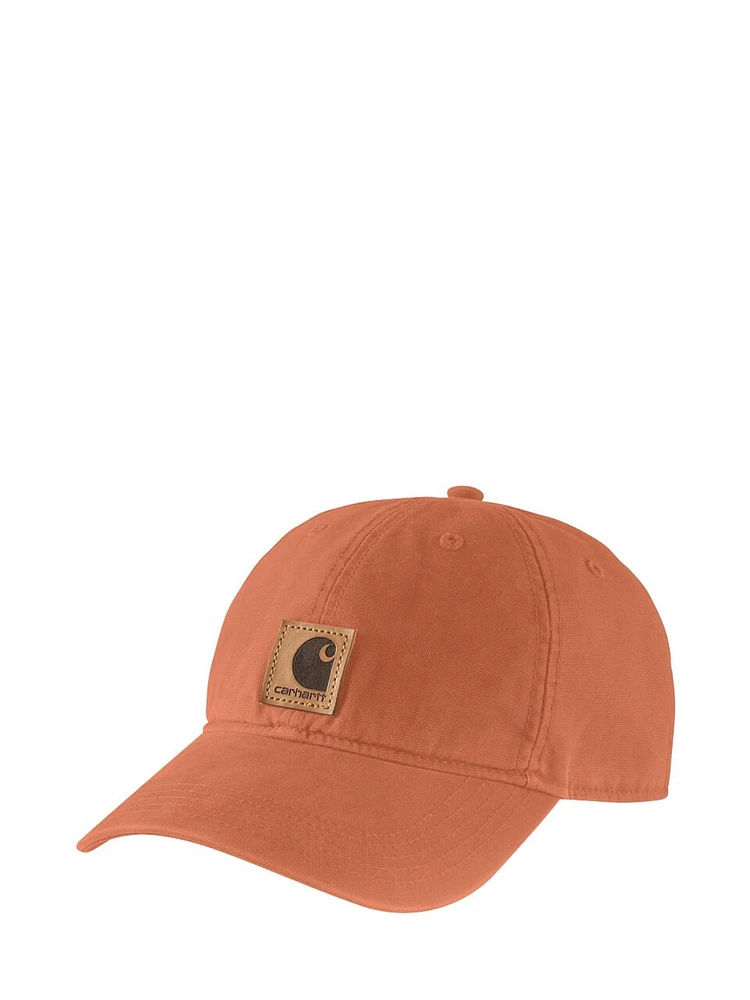 CARHARTT ODESSA CANVAS CAP - ROSEWOOD