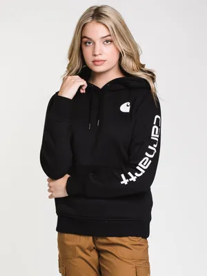 SWEAT À CAPUCHE LOGO CLARKSBURG POUR FEMMES