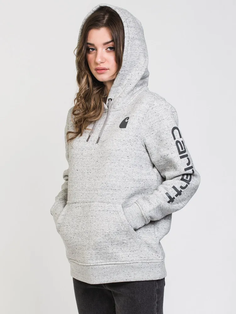 SWEAT-SHIRT À CAPUCHE MANCHES AVEC LOGO POUR FEMMES