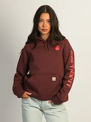 PULL OVER À CAPUCHE AVEC LOGO DE CARHARTT - BOIS GRANGE