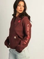 PULL OVER À CAPUCHE AVEC LOGO DE CARHARTT - BOIS GRANGE