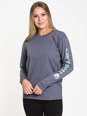 CARHARTT SLEEVE LOGO LONG T-SHIRT - CLEARANCE