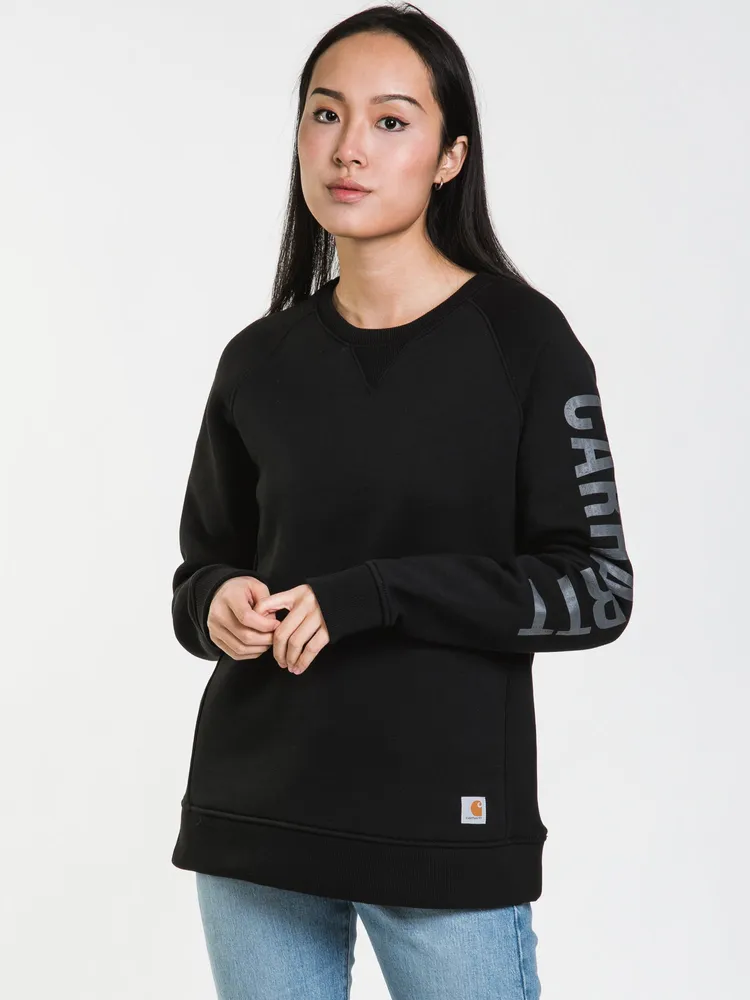 SWEATSHIRT À COL RAS DU COU MIROITANT POUR FEMMES