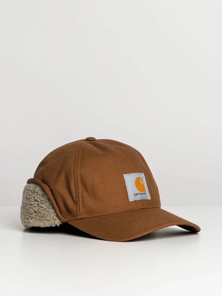 CARHARTT RAIN DEFENDER EARFLAP CAP -BROWN