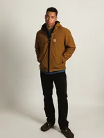 CARHARTT RELAXED FIT FLEECE REVERSABLE JACKET - CLEARANCE