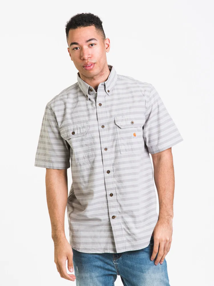 CARHARTT MIDWEIGHT SHORT SLEEVE PLAID - CLEARANCE