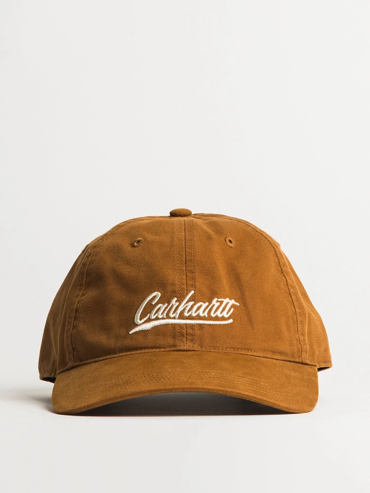 CANVAS SCRIPT CAP - CARHARTT BROWN