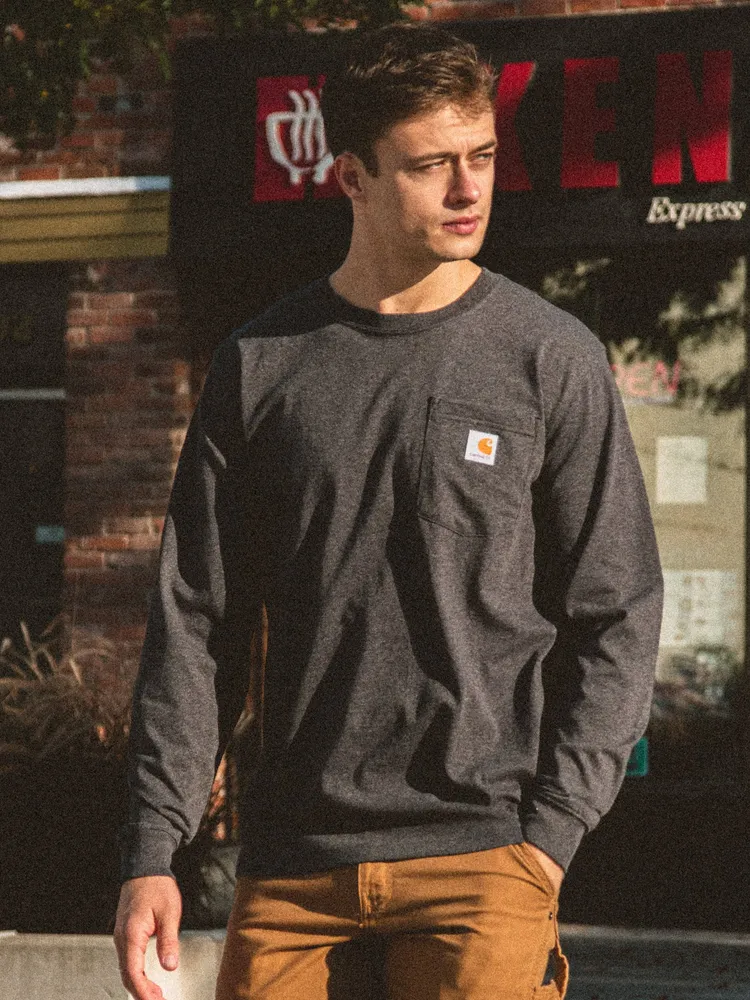 CARHARTT POCKET C LONG SLEEVE GRAPHIC TEE - CLEARANCE