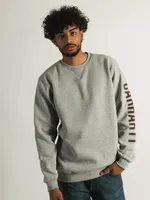 CARHARTT MIDWEIGHT CREWNECK LOGO SLEEVE - CLEARANCE