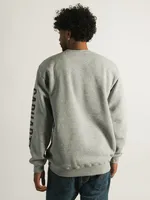 CARHARTT MIDWEIGHT CREWNECK LOGO SLEEVE - CLEARANCE