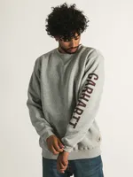 CARHARTT MIDWEIGHT CREWNECK LOGO SLEEVE - CLEARANCE