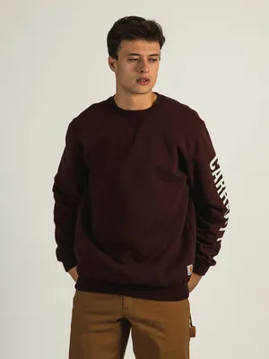 CARHARTT MIDWEIGHT CREWNECK LOGO SLEEVE