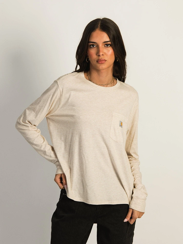 CARHARTT LONG SLEEVE POCKET TEE