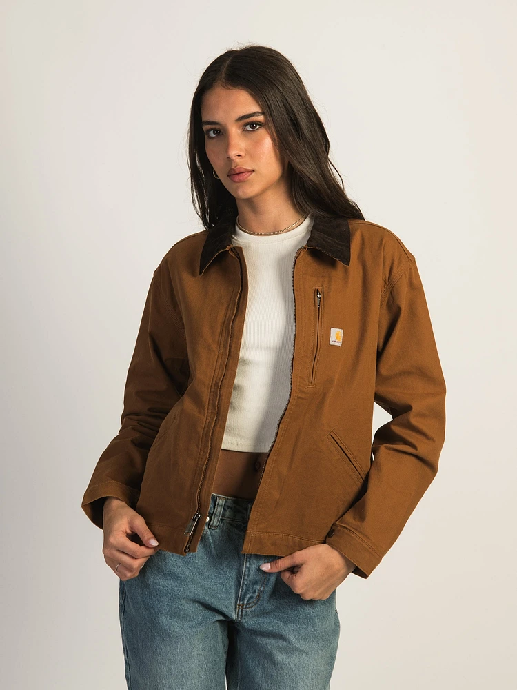 CARHARTT RELAXED LOOSE FIT CANVAS DETROIT JACKET