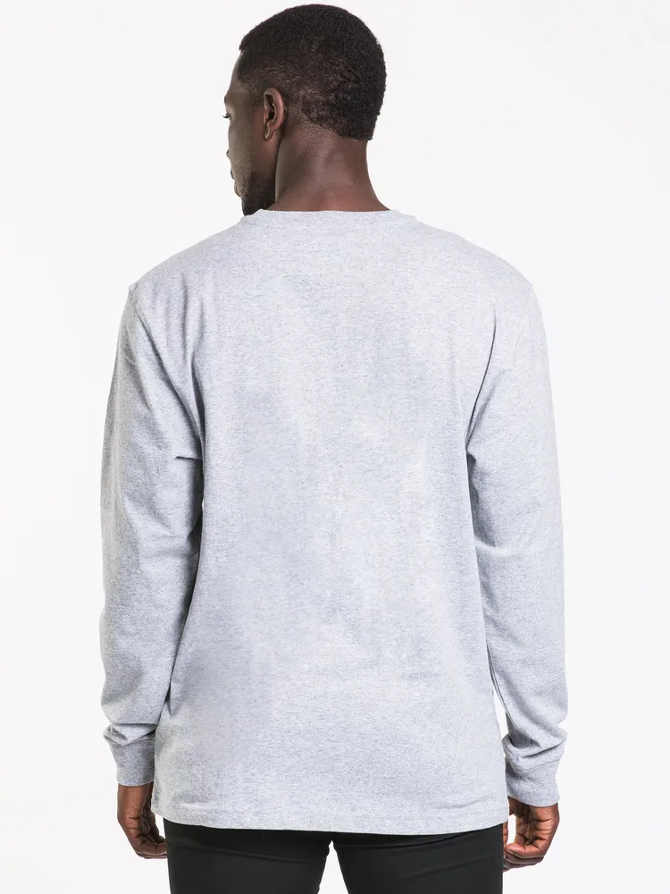 CARHARTT LONG SLEEVE POCKET HENLEY TEE