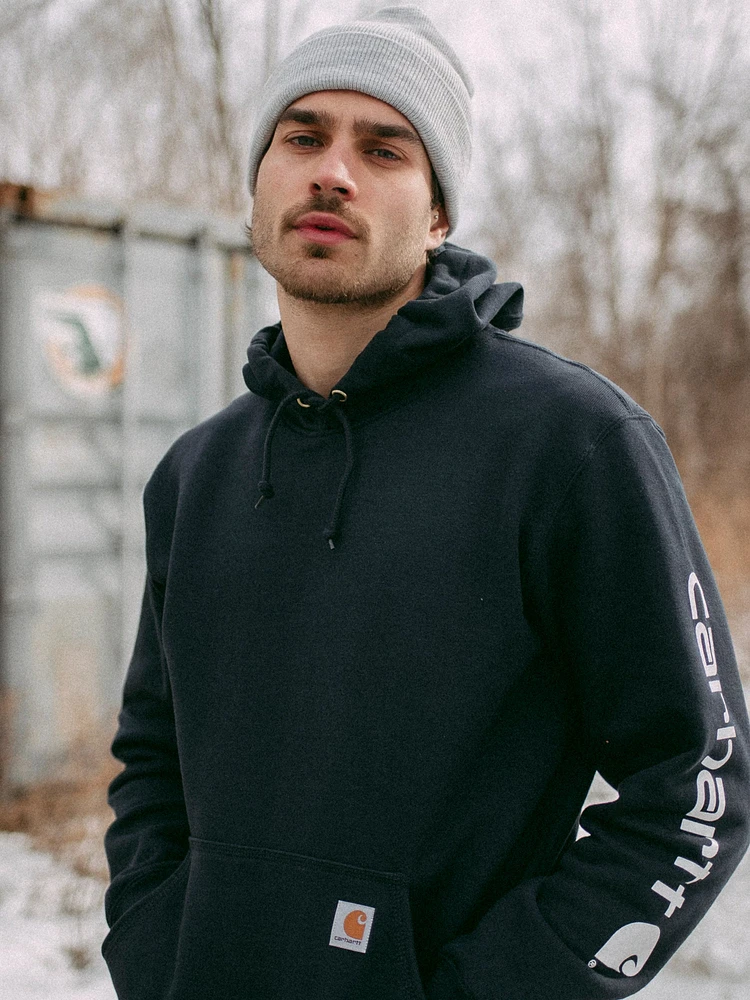 PULL À CAPUCHE MANCHES CARHARTT POUR HOMME