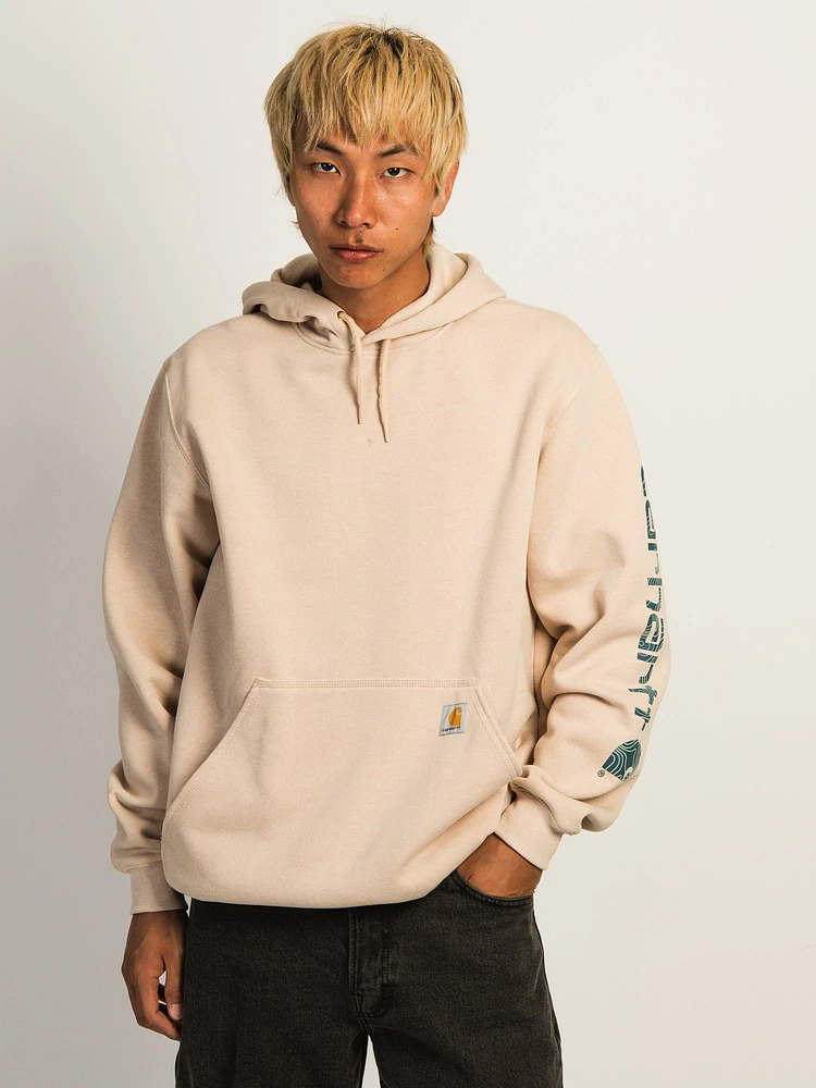 CARHARTT SLEEVE PULLOVER HOODIE - BEACH