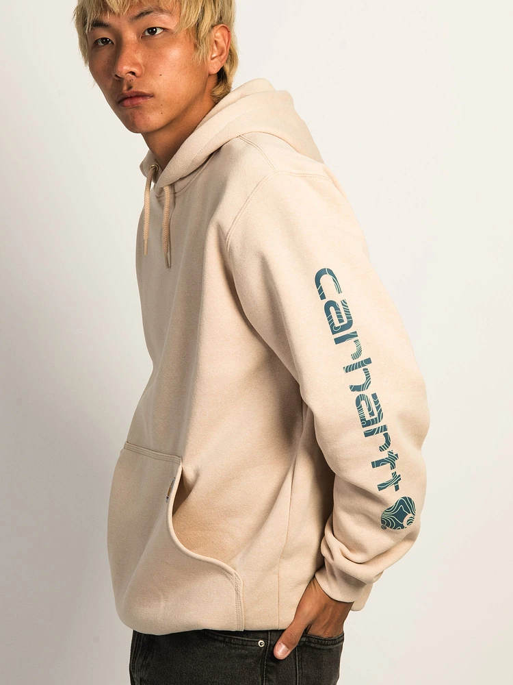 CARHARTT SLEEVE PULLOVER HOODIE - BEACH