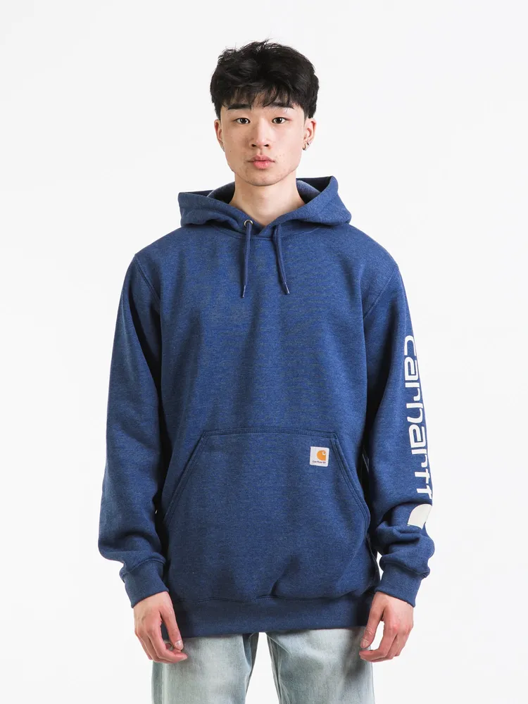 CARHARTT LOOSE FIT MIDWEIGHT LOGO SLEEVE HOODIE