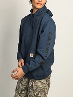 CARHARTT LOGO SLEEVE GRAPHIC PULL OVER HOODIE