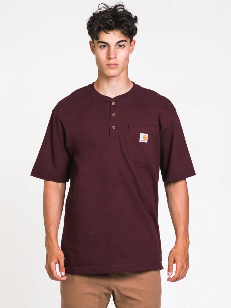 CARHARTT 3/4 BUTTON UP T-SHIRT