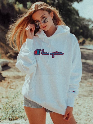 CHAMPION REVERSE WEAVE BOYFRIEND HOODIE - CLEARANCE