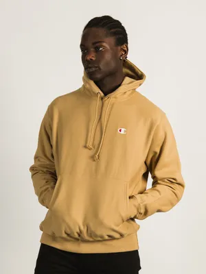 CHAMPION REVERSE WEAVE LEFT CHEST C PULL OVER HOODIE