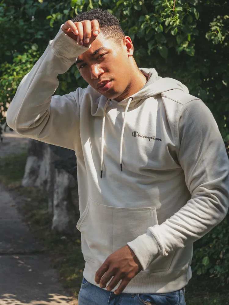 CHAMPION POWERBLEND SCRIPT HOODIE