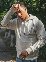 CHAMPION POWERBLEND SCRIPT HOODIE